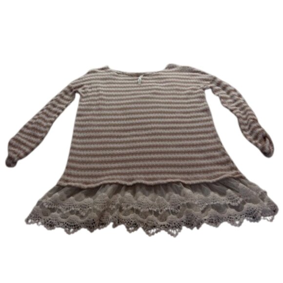 Bellamie Lace Hem Tunic Top – Size Small, Chic & Feminine Boho Inspired - Picture 5 of 9